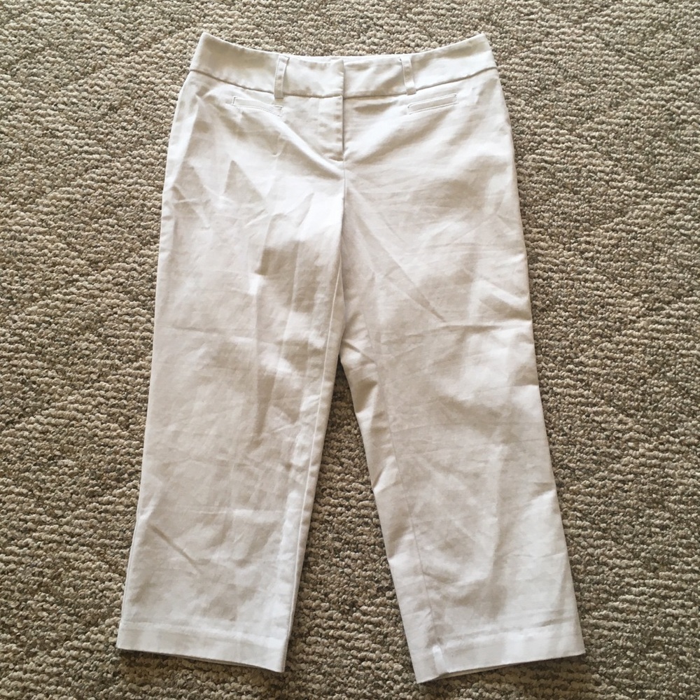 Apt. 9 Maxwell White Capri Pants 4